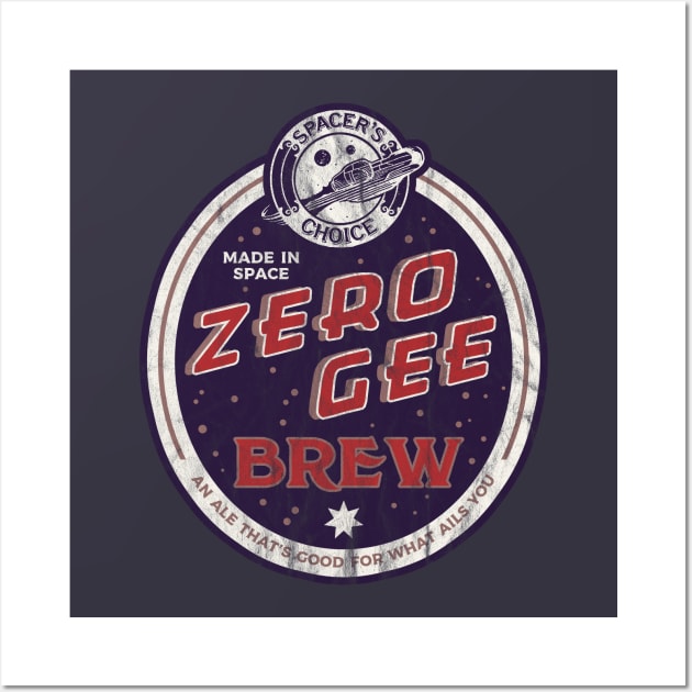 Zero Gee Brew | The Outer Worlds Wall Art by threadbaregaming